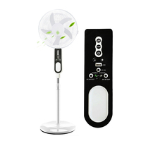 Ventilateur solaire modèle 2026, équipé de panneaux solaires et de diodes de charge USB
