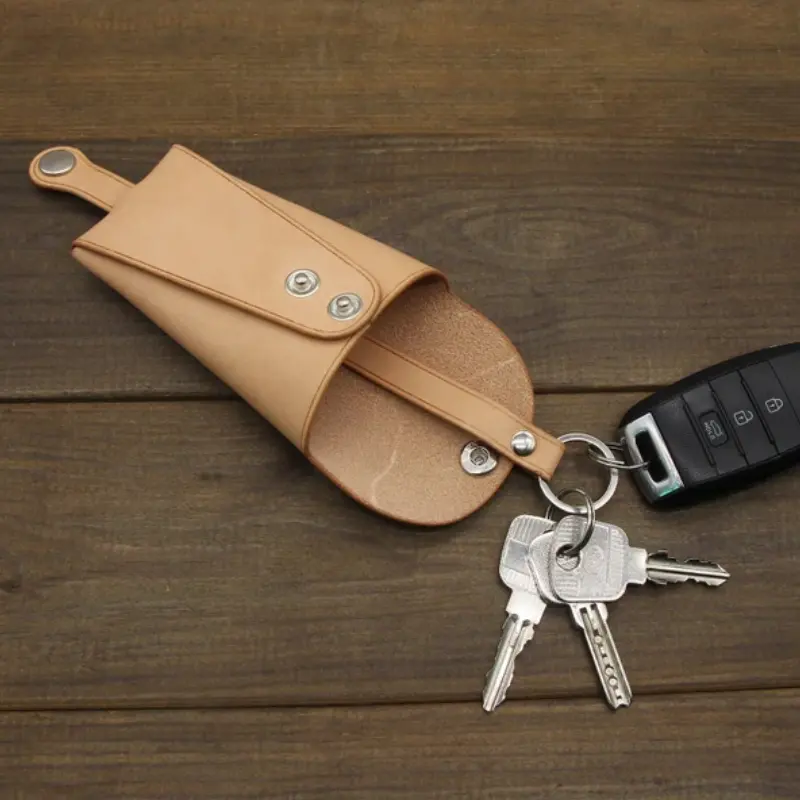 Pull Strap Key Holder Luxury Car Key Case Accessories Adjustable Waterproof Key Pouch Bag Organizer