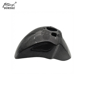 Parafango Anteriore in Fibra di Carbonio per VESPA Sprint Primavera 150, Accessori per Scooter, Vendita all'Ingrosso della Fabbrica BORSKE - Product Image 4