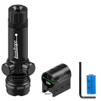 Viseur laser infrarouge, calibrateur rouge-vert, dispositif de positionnement laser réglable haut-bas et gauche-droite, fronde