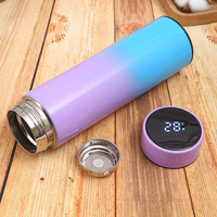 Gobelet numérique Termo en acier inoxydable isolé sous vide flacon de température bouteille d'eau thermo Smart Led avec affichage de la température