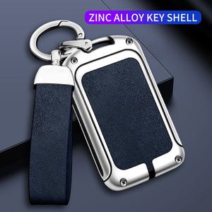 Accessoires de voiture de mode promotionnels porte-clés de voiture personnalisé étui à clés en cuir en alliage de Zinc pour <span class=keywords><strong>Volvo</strong></span> <span class=keywords><strong>Xc40</strong></span> Xc60 Xc90 S90 V90 T5 T6 <span class=keywords><strong>T8</strong></span> - Product Image 3