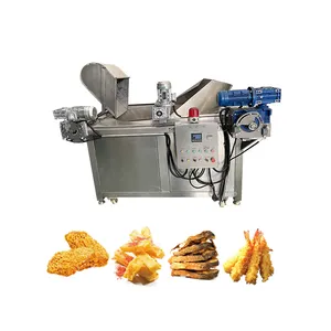 Industrial Samosa Potato Chips Plantain Chips fryer Nuts Chin Chin Fryer Pani Puri Frying Machine
