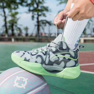 Wholesale RT New Arrival Summer Spring Winter Mesh Upper Rubber Sole Basketball Shoes Cotton Lining Model Men Women - Product Image 4