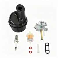 Kit de carburateur pour moto LT50 LT-A50 1984-2005, compatible avec JR 50 JR50 1984-2006, ATV, Dirt Bike, Quad 50, Miniquad, pièces de sport