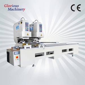 Machine à souder sans soudure pour fenêtres et portes en <span class=keywords><strong>PVC</strong></span>, <span class=keywords><strong>4</strong></span> têtes, <span class=keywords><strong>double</strong></span> table de soudage, avec accessoires et certification CE - Product Image 1
