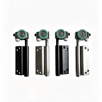 Ensemble de charnière simple à rouleau supérieur en acier inoxydable 304 de qualité supérieure pour l'installation d'une extrémité de porte accordéon pliante