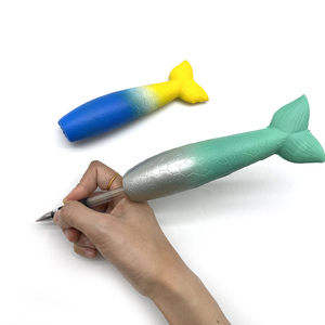 <span class=keywords><strong>ที่</strong></span>ใส่ปากกาโฟม PU โพลียูรีเทน รูปหาง<span class=keywords><strong>ปลา</strong></span> การ์ตูนสำหรับเด็ก ของเล่นบีบคลายเครียด คืนรูปช้า ของขวัญ - Product Image 3