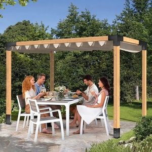 Kit de pérgola Base de 3 vías <span class=keywords><strong>para</strong></span> pérgola Soporte de esquina de ángulo recto Soportes de pérgola de acero aleado Botas con tornillos <span class=keywords><strong>para</strong></span> madera 4x4 - Product Image 6