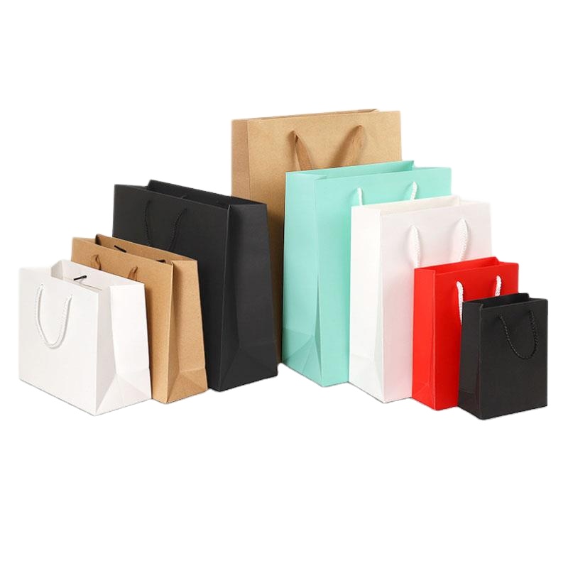Free Customized Eco Shopping Bag Cheap OEM Custom Printing Luxury Gift Shopping Paper Bag With Your Own Logo Print