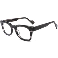 Montures de lunettes classiques pour hommes, montures de lecture en acétate de luxe pour hommes, montures de lunettes carrées larges en acétate pour femmes, montures de lunettes de créateur pour hommes