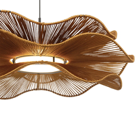 Abat-jour en corde tressé artisanal écologique, luminaire suspendu industriel, style européen, côtier, chinois traditionnel, moderne pour la maison