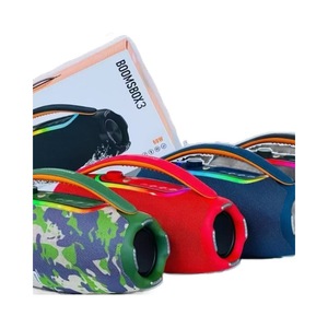 Xách tay 60 Wát cho <span class=keywords><strong>Bluetooth</strong></span> Loa không dây LED Microphone không thấm nước chống bụi loa siêu trầm cho các bên ngoài trời USB mini Kim Loại - Product Image 4