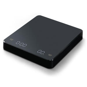 टाइमर 3 किलो/0.1g usb रिचार्जेबल स्मार्ट फूड वेट स्केल काले मिनी इलेक्ट्रॉनिक कॉफी स्केल - Product Image 1
