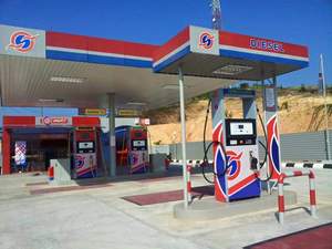 Abri de protection en acier à faible coût, design moderne, logo personnalisé Censtar, pour <span class=keywords><strong>distributeur</strong></span> de carburant à une station-service - Product Image 1
