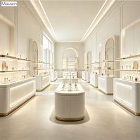 Vitrine de présentation de cosmétiques de luxe avec éclairage LED, présentoir de produits de soin de la peau pour boutique de beauté