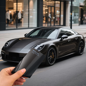 <span class=keywords><strong>Film</strong></span> de protection de voiture Prelatek en TPU noir brillant amélioré, installation sans bulles - Product Image 3