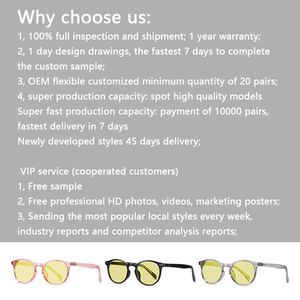 Monturas de gafas ópticas para ordenador a la moda con logotipo personalizado barato, gafas con bloqueo de luz azul para hombres y mujeres - Product Image 6