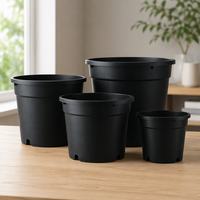Pot Tanaman Plastik PP Grosir dengan Lubang Drainase - Pot Bunga Luar Ruangan yang Tahan Lama dan Ringan Kapasitas 36-110L, Desain Modern dan Menarik