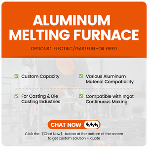 300KG 500KG 1000KG 2000KG 5Ton 10Ton 20Ton 30Ton Tungku Gas untuk Melebur Aluminium Gas Alam Aluminium - Product Image 6