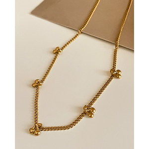 Cereza fruta pequeño encanto collar de acero inoxidable cadena de eslabones cubanos gargantilla Lisa collares Chic moderno lindo elegante joyería de fiesta - Product Image 2