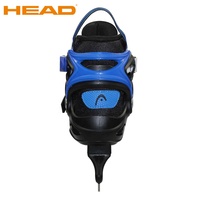 Patins à roulettes ajustables bicolores HEAD pour enfants avec roulements ABEC-5, coque en PP, roulettes lumineuses, 4 tailles, pour usage extérieur