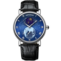 Montres pour hommes Kimsoun K-2024A, étanches 3 ATM, lumineuses, accessoires de montres-bracelets pour hommes
