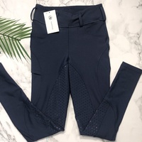 Pantalon d'Équitation Femme Fond Intégral Silicone Extensible Guêtres Leggings Chevaux LOGO Personnalisé Prêt à Expédier