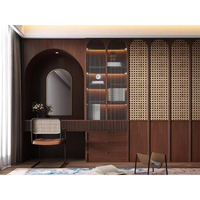 Armoire de rangement sur mesure en bois massif écologique certifié FSC, style antique français, pour villa, appartement, chambre, toute la maison