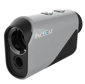 Pacecat 메탈 그레이 케이스 경사 측정 플래그 폴 잠금 800Y 장거리 골프 레이저 거리 측정기