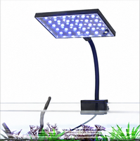 Lampe LED pour aquarium à spectre complet RGBW, à intensité variable, à clipser, avec minuterie pour aquarium planté, USB 5V