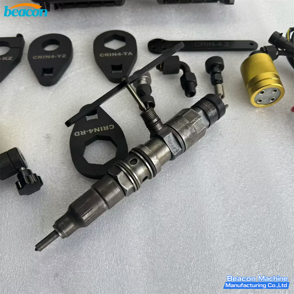 Diesel Four-Needle Injector Disassembly and Return Oil Clamp Measuring ...
