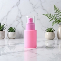 Flacon en verre pour lotion ou essence, légèrement translucide/opaque, couleurs macaron, plusieurs couleurs disponibles en stock, vide