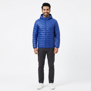 Blouson d'hiver matelassé pour homme 2025, design bulle en nylon de haute qualité, col montant, fermeture éclair, chaud et élégant, nouveau modèle OEM - Product Image 1