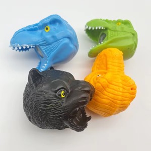 Juguete de Dinosaurio de TPR Suave con Cuentas Coloridas para Aliviar el Estrés y Jugar, para Niños - Product Image 2