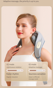 Portable Deep Muscle Relaxation Shoulder <strong>Massager</strong> Shawl Electric Deep Shiatsu Kneading Neck Shoulder Belt for Car Home Office - Product Image 3
