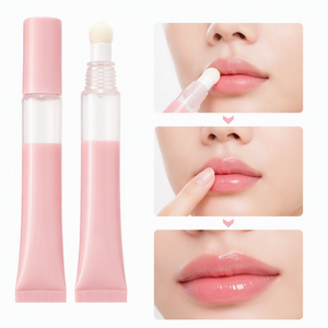 Tubo de Brillo Labial Rosa de 5ml, Envase Vacío con Aplicador Grande y Esponjoso, para Niños, Adolescentes, Marca Indie, Fabricante con Logotipo Personalizado - Product Image 3