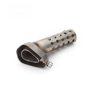 Tubo de escape para motocicleta con silenciador de panal, tapón silenciador, núcleo de contrapresión, hexagonal de 51 mm, sonido silencioso ajustable - Product Image 6