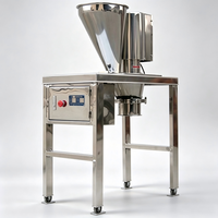Broyeur conique en acier inoxydable pour matériaux humides et secs, granulateur de matériaux en vrac, machine de réduction de taille pour le recyclage alimentaire et chimique