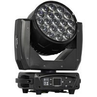 Vente en gros d'usine, projecteurs à tête mobile LED DMX Rgb pour bar, mariages, DJ, spectacle, éclairage de scène, 19 pièces, projecteurs Par à mise au point