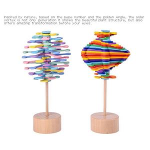 Sucette rotative en bois véritable, série numérotée Fei, mobilier éducatif Montessori créatif, jouets de décompression, 6 ans et plus - Product Image 5