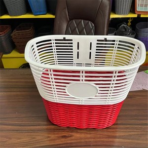 Panier de vélo en plastique, fixation sur guidon, ouverture supérieure durable, 35,5x25,5 mm, base 27x20 mm, pour vélo, scooter, rangement de légumes - Product Image 4