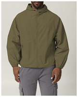 Veste bomber sportive unisexe d'hiver en nylon avec fermeture éclair, coupe-vent, à capuche, résistante à l'eau pour la randonnée en plein air, le camping et les promenades en ville