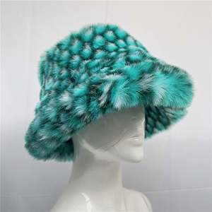Hot Sale Colorful Women Fuzzy Fisherman's <b>Hat</b> <b>Fur</b> Casual Fashion <b>Ladies</b> Warm Bucket <b>Hat</b> for Women - Product Image 5