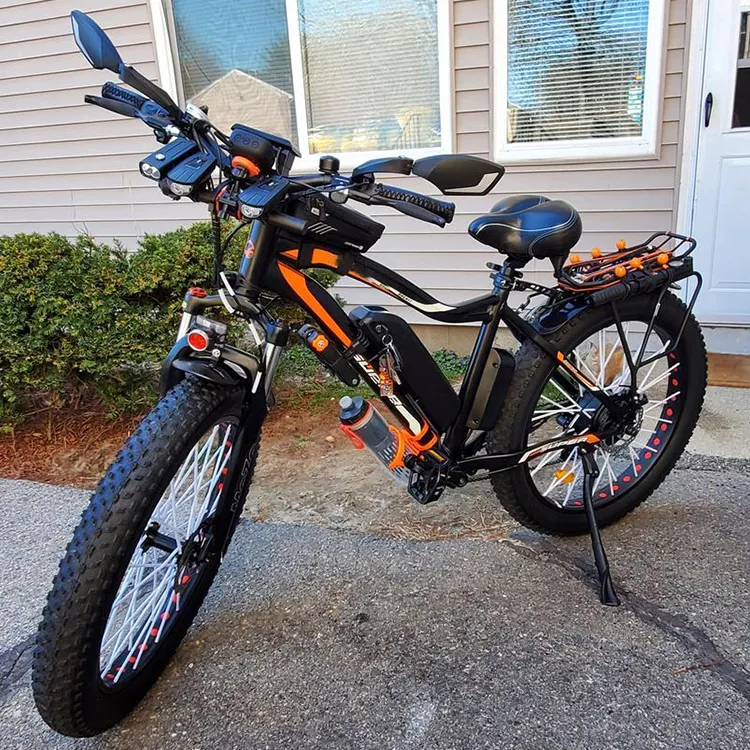 Vélo électrique ebike de 26 pouces modèle 500, 750W, bicyclette fat bike conçu pour la plage et l'eau salée ronde, vente en gros