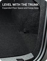 Organisateur de coffre coffre arrière côté boîte de rangement bacs de coffre de rangement pour Tesla modèle Y genévrier 2025 2026 avec couvercle en moquette