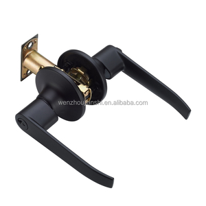 Thiết kế hiện đại Matt Đen rắn nhôm hình ống cửa đòn bẩy khóa chất lượng cao đòn bẩy xử lý cho phòng ngủ phòng tắm KHÁCH SẠN CĂN HỘ - Product Image 4