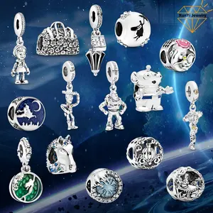 Penjualan Laris Pesona Populer Bandul DIY Pesona untuk Wanita Perhiasan Perak Murni 925