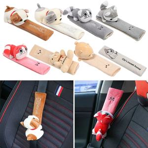 Sabuk pengaman kursi mobil Anime lembut lucu sabuk pengaman bantalan tali bahu nilon Interior otomatis untuk dewasa dan anak-anak - Product Image 2
