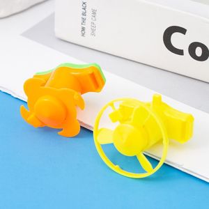 <b>Mini</b> Spinning Top Colorful Plastic Hand Shaking Drive Educational Toy For Children 2 4 Years <b>Old</b> Outdoor Play Gift - Product Image 4